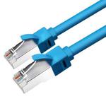 JINGHUA Category 6 Gigabit Double Shielded Router Computer Project All Copper Network Cable, Size: 2M(Blue)