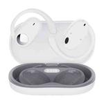 JS511 OWS Ear-mounted Dual-mic Call Noise Reduction LED Digital Display Bluetooth Earphones(White)