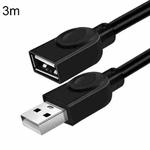 JINGHUA U021E Male To Female Adapter USB 2.0 Extension Cable Phone Computer Converter Cord, Length: 3m
