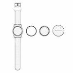 For AirTag PC+TPU Transparent Watch Strap Tracker Protective Case Anti-lost Device Cover, Color: Transparent