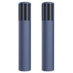 For Teslamic Microphone 1pair Silicone Protective Case Wireless Mic Cover(Midnight Blue)