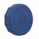For Airtag Sticky Full Cover Life Waterproof Silicone Protective Case(Deep Blue)