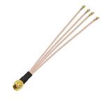 1 In 4 IPX To SMAJ RG178 Pigtail WIFI Antenna Extension Cable Jumper(15cm)