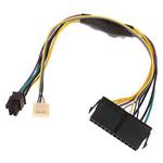 For HP Elite 8100 8200 8300 ATX 24pin To 6P Adapter Cable