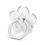 Metal Cell Phone Finger Ring Holder Rotatable Desktop Phone Stand, Color: 5 Leaf Flower Oxidation Silver