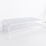 Computer Monitor Elevated Bracket Desk Wrought Iron Rack Organizer, Spec:  Double Layer