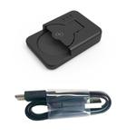 4.2V LIR2032/2450 Button Battery Universal Charger(Black With Cable)