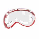 For Apple Vision Pro Protective Case VR Headset Device Accessories, Color: Red PC+TPU
