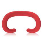 For Apple Vision Pro Silicone Eye Mask Sweatproof Dustproof Replaceable Silicone Case(Red)