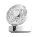 Hanging And Standing Dual Purpose Folding Fan Outdoor Camping Tent Portable Small Ceiling Fan(White)