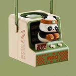 Cartoon Game Console Shape USB Charging Portable Bladeless Halter Fan(Panda Boxer)