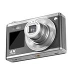 4K HD Optical Zoom Digital Camera 60MP Dual Screen Selfie Camera, No Memory(Black)