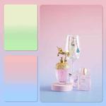 57 x 87cm Double-sided Gradient Background Paper Atmospheric Still Life Photography Props(Pink Blue+Yellow)