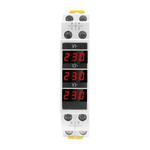 SINOTIMER SDM010 Modular Rail Type AC Three-Phase Digital Voltmeter Electronic Instrumentation