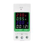 SINOTIMER DIN Rail AC Digital Display Current Voltage Power Electricity Multi-Function Tester, Model: SDM012-2