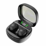 Mini Sleep TWS Earphones Noise Reduction Wireless Bluetooth Earbuds With Square Compartment(Black)