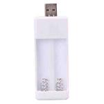 Directly Inserted 2 Slots USB AA / AAA Rechargeable Battery Charger