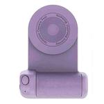 Camera Shape Bluetooth Magnetic Rotating Photo Handle Desktop Stand, Color: Dark Purple Upgraded Model