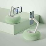 Pillow Phone Tablet Rotating Holder Lazy Desktop Bed Live Stand, Color: Biaxial Clamp-Green