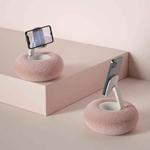 Pillow Phone Tablet Rotating Holder Lazy Desktop Bed Live Stand, Color: Single Axis Rack-Pink
