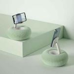 Pillow Phone Tablet Rotating Holder Lazy Desktop Bed Live Stand, Color: Single Axis Rack-Green