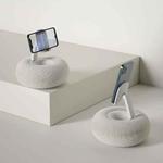 Pillow Phone Tablet Rotating Holder Lazy Desktop Bed Live Stand, Color: Single Axis Rack-Beige