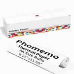 Phomemo 1 Roll A4 Thermal Paper  Use With M08F Printer Holder