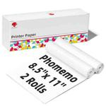 Phomemo 2 Rolls Letter Thermal Paper For M18F Portable Printer