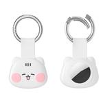 ICARER FAMILY For Airtag Pet Tracker Protective Case Cartoon Cute Locator Protector(Pink)