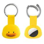 ICARER FAMILY For Airtag Pet Tracker Protective Case Cartoon Cute Locator Protector(Yellow)
