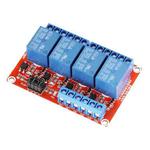 4 Way 5V Relay Module With Optocoupler Isolation Supports High And Low Level Trigger Expansion Board