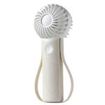 Portable Handheld Quiet Fan Silicone Hanging Neck Small Electrical Fan(Beige)