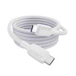 ANKER A81C6 1.8m 5A 240W Dual Type-C Cell Phone Laptop PD Fast Charging Cable(White)