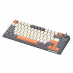 XUNSVFOX K81 Laptop Gaming Office Wired Illuminated Keyboard(Shimmer)