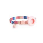 For AirTag Pet Collar Holder Print Design Case with Bell and Safety Buckle, Style: Phantom Horizontal
