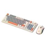 XUNSVFOX K820 Wired Gaming Mechanical Feeling 94 Keys Keyboard And Mouse Set(Bee)