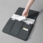 Multi-layer Waterproof and Shock-absorbing Laptop Sleeve Laptop Storage Bag, Size: 14 inch(Black)