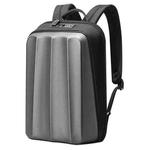 Bopai 61-122579 Large Capacity Hard Shell Password Lock Waterproof Business Laptop Backpack(Grey)