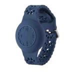 For Airtag Cat Claw Watch Strap Positioner Protective Cover Anti-lost Device Waterproof Case(Deep Blue)