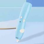 USB Charging Low-Temperature Wireless Graffiti Printing Pen Set Children DIY 3D Painting Pen(Light Blue)