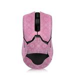 Snowflake Pattern Anti-slip Mouse Stickers For Razer Viper Ultimate Pink Full Surround
