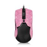 Snowflake Pattern Anti-slip Mouse Stickers For Razer Viper Mini Pink Half Surround