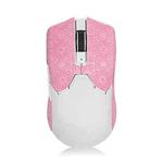 Snowflake Pattern Anti-slip Mouse Stickers For Razer Viper V2 Pro Pink Half Surround