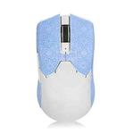 Snowflake Pattern Anti-slip Mouse Stickers For Razer Viper V2 Pro Blue Half Surround