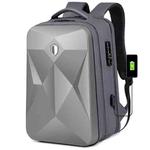 17 inch Password Lock Large Capacity Waterproof Laptop Backpack with USB Port(Dark Gray)