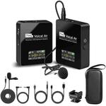 Pixel UHF Wireless Lavalier Microphone System with Real time Monitoring for DSLR Cameras Phones 1 To 1