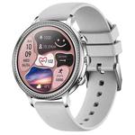 V60 1.39 Inch Health Monitoring Multifunctional Waterproof Bluetooth Call Smart Watch, Color: Silver