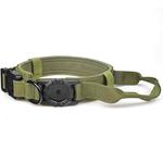 For AirTag Locator Nylon Adjustable Anti-Breakaway Collar, Size: S(Green)