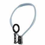 TELESIN MNM-002 Magsafe Magnetic Suction Mobile Phone Hanging Neck POV Viewing Angle Lazy Stand(Sky Blue)