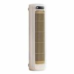 Desktop Tower Fan Wall-mounted Bladeless Circulation Fan with 3 Wind Speed Built-in 2000 mAh Battery(White)